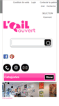 Mobile Screenshot of loeilouvert.com